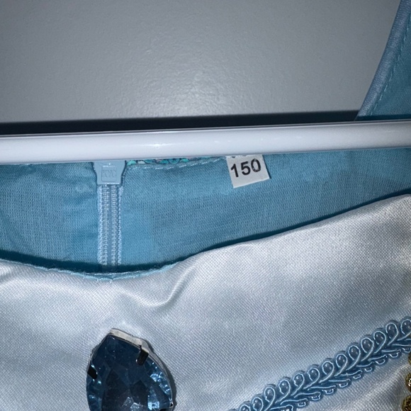 NWOT Girls Princess Cinderella Halloween Costume Dress Up Size 150 (7-8) Years - Picture 7 of 15